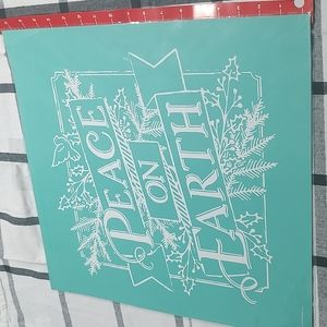 Chalk Couture Peace On Earth Transfer